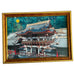 Vintage Japan Temple Nikkō Tōshō-gū Gold Framed Japanese Temple Art