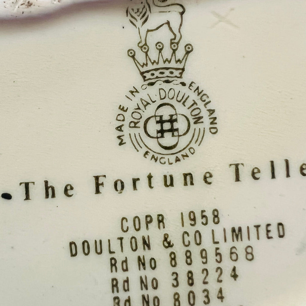 Vintage 1958 Royal Doulton Character The Fortune Teller Jug Mug