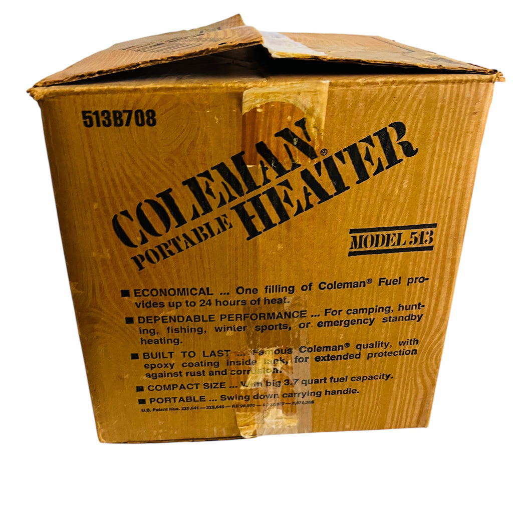 Vintage Coleman 513 B 965 Catalytic Heater