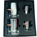 Lucky Shot Barware Bullet Glasses and Shot Glass Set