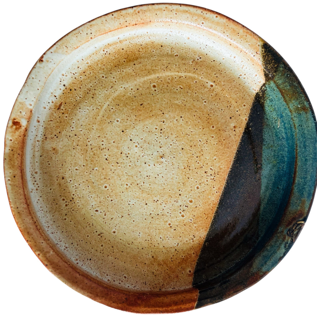 Studio Pottery Hand-painted Serving Dish Plate