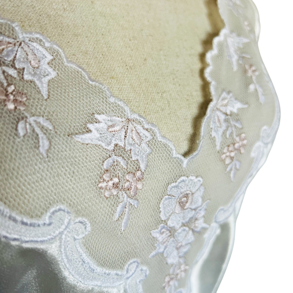 Vintage Val Mode Lace Detail Full Slip Dress Lingerie