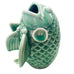 Vintage Wide Mouth Coy Fish Ceramic Figurine