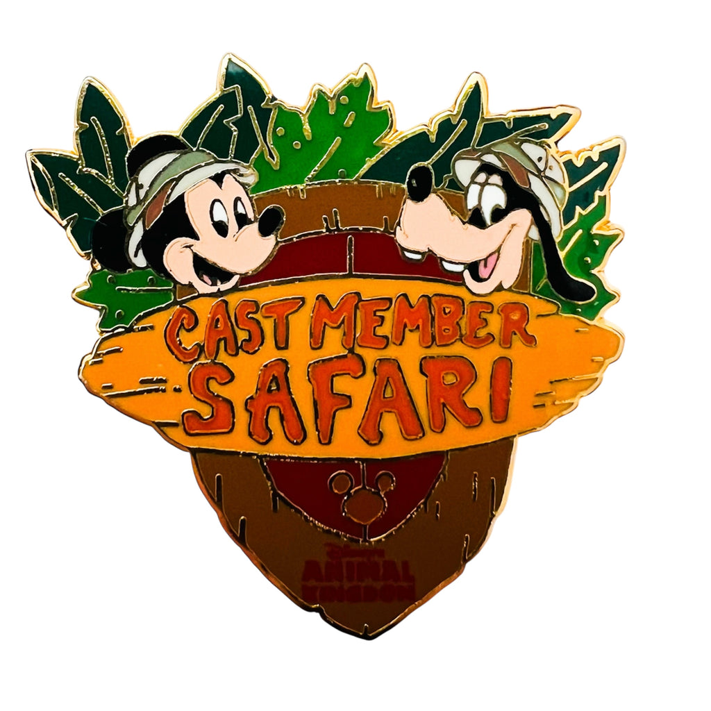 Disney's Animal Kingdom Cast Member Safari Mickey Mouse and Goofy Walt Disney World Cast Member Exclusive Pin