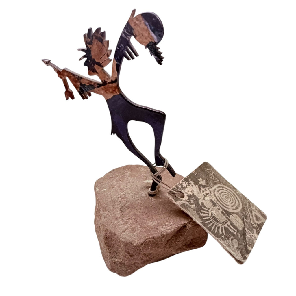 LaZart Collector Series Metal Sculpture Stone Bade Sculpture