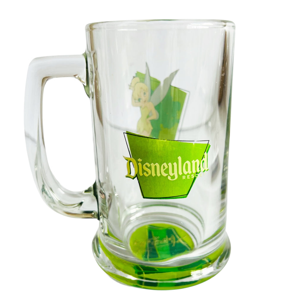 Disney Parks Tinker Bell Disneyland Resort Glass Stein Mug