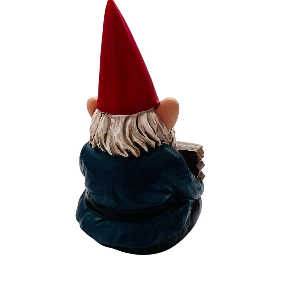 Vintage Gnome Is Where the Heart Is Red Hat Figurine