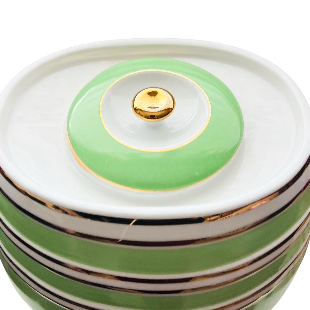 English Two's Company Iced Tea Ceramic Dispenser