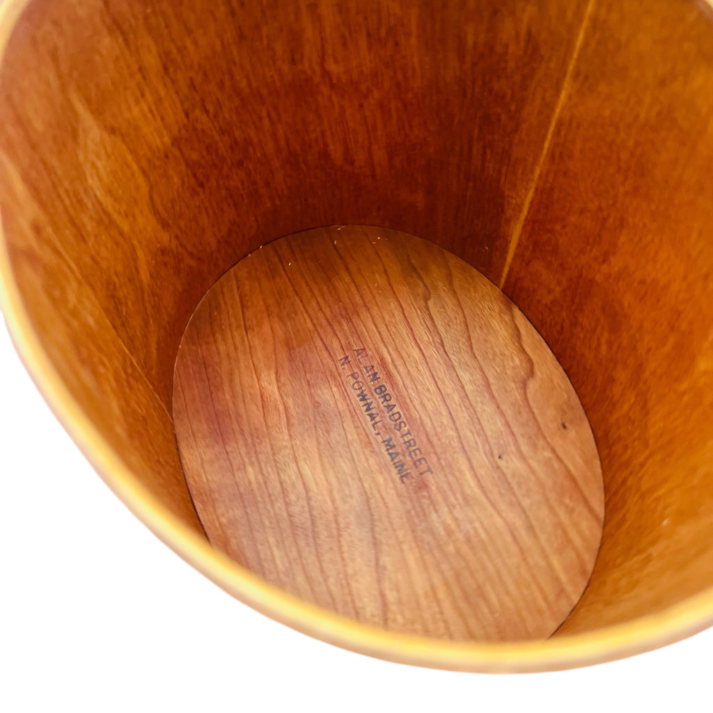 Vintage Alan Bradstreet N. Pownal Maine Wooden Top Hat