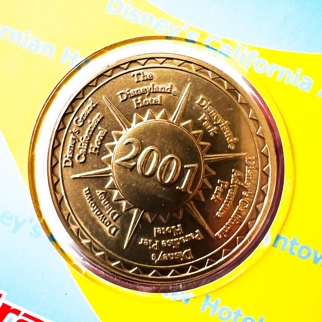 Disneyland Resort Grand Opening 2001 Cast Exclusive Coin Medallion