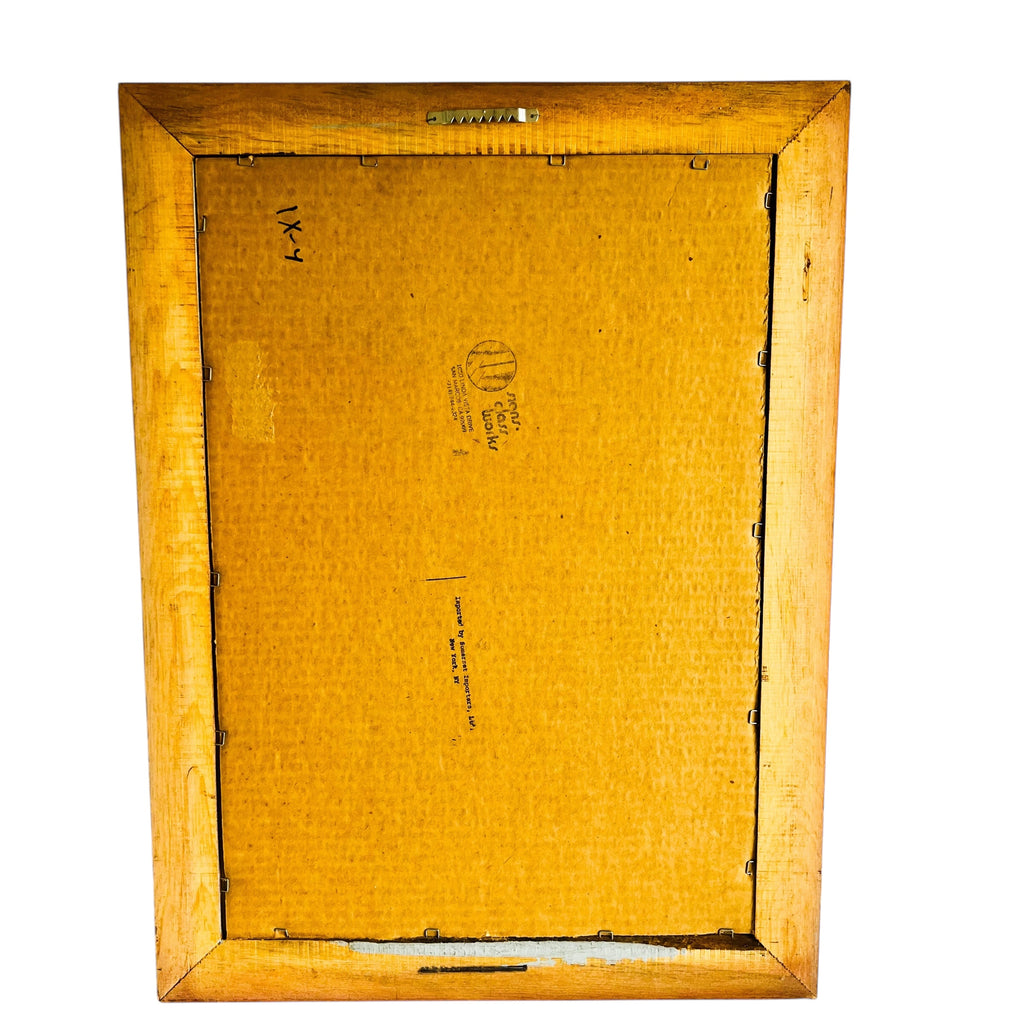 Vintage Appleton Jamaica Rum Nautical Theme Bar Framed Mirror