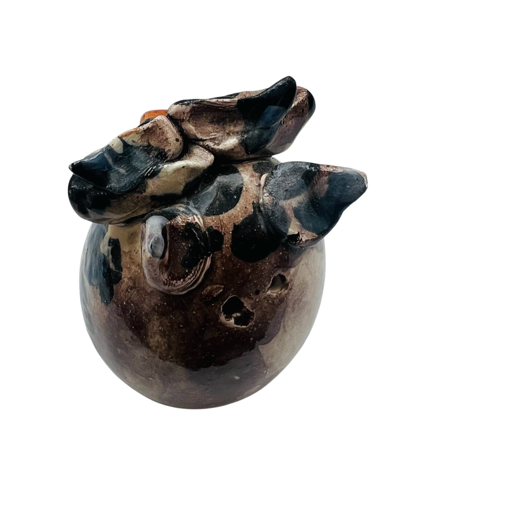 Vintage Ceramic Salt Shaker Owl Figurine