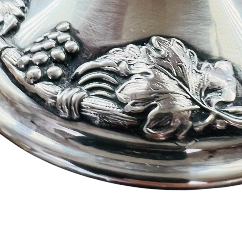Vintage Lawrence B. Smith Co Silverplate Ornate Goblet
