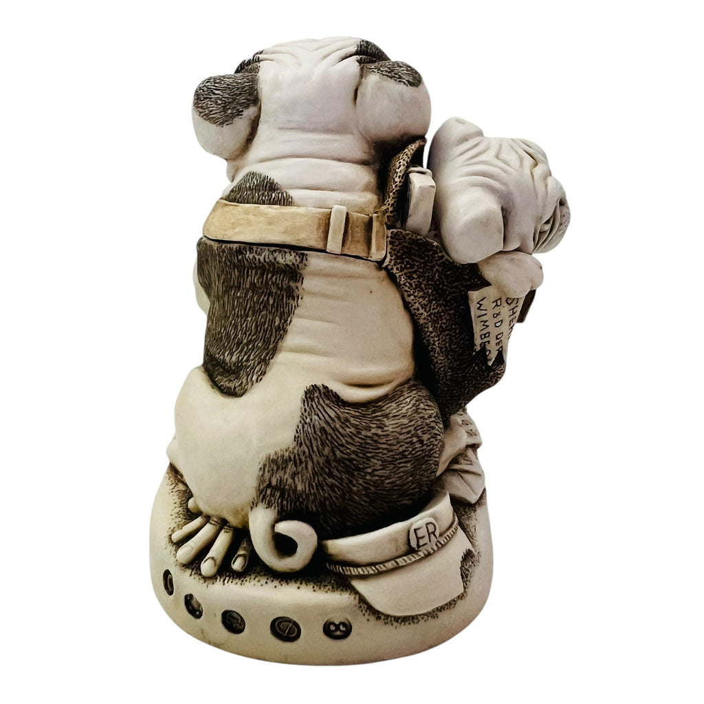 Harmony Kingdom Dead Ringer Bull Dog Mailman Treasure