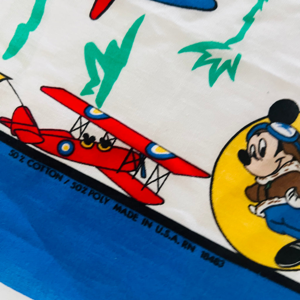 Vintage The Walt Disney Company Minnie and Daisy Cartoon Bandana Scarf