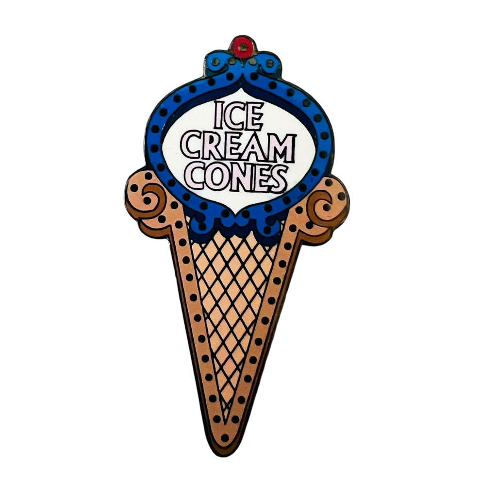 Disney Disneyland DL Sign Series Ice Cream Cone Pin