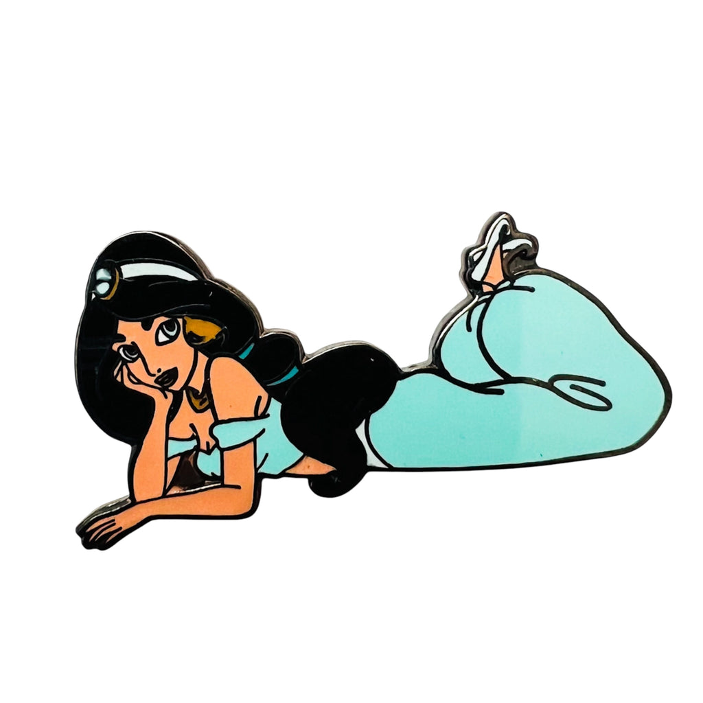Disney DLR Aladdin Princess Original Dress Series Jasmine Lying Down Pin