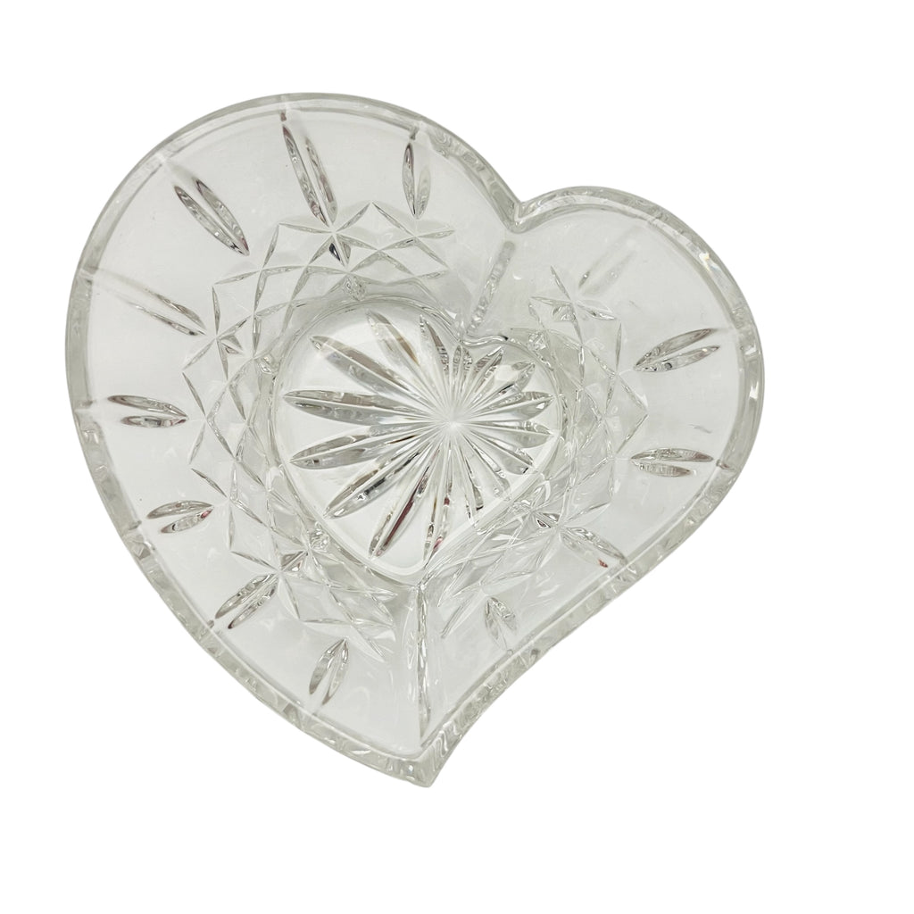 Vintage Waterford Crystal Heart Shape Bowl