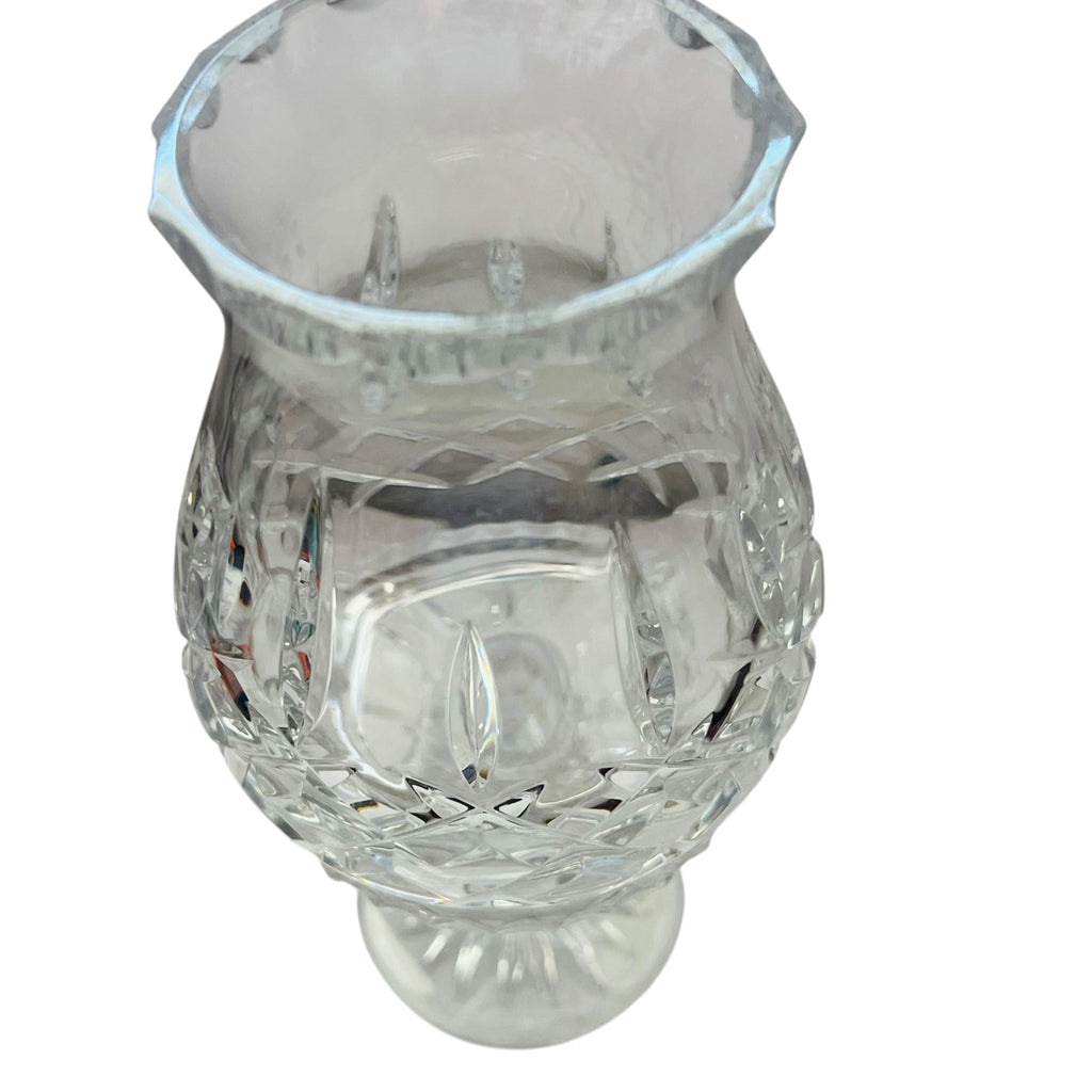 Gorham Crystal King Edward Hurricane Fairy Lamp Candle Holder