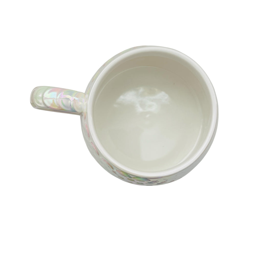 Starbucks Dragon Lunar New Year White Iridescent Pearlized 2024 Mug