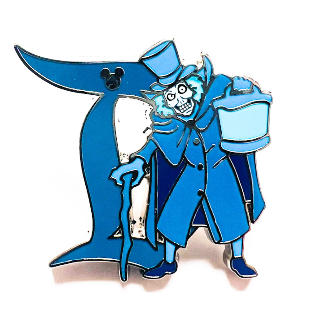Disney DLR Haunted Mansion Hatbox D Hidden Mickey Disneyland 2024 Chaser Pin