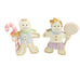 Lenox Gingerbread Lollipop Candy cane Boy & Girl Salt and Pepper Set