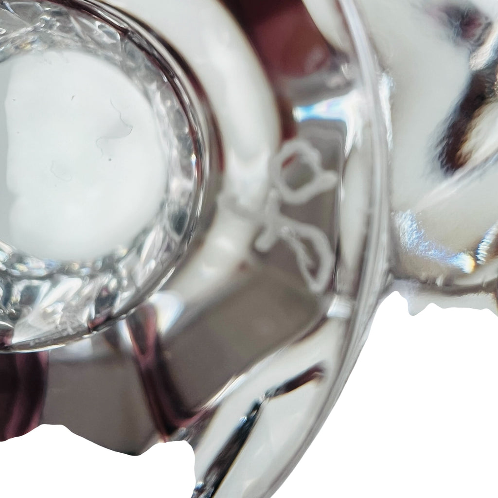 Orrefors Crystal Glass Candle Holder