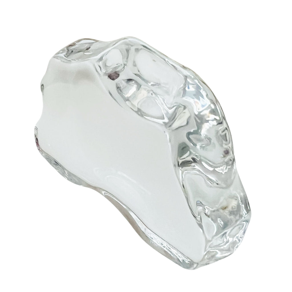 Vintage Lenox 1995 Clear Glass Paperweight