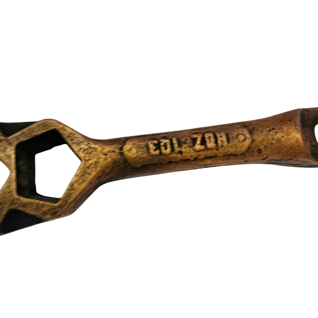 Vintage Fire Hydrant 4 Hole Solid Btonze Wrench