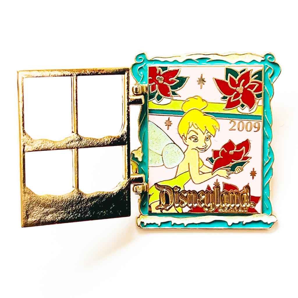 Disney Happy Holidays Tinker Bell 2009 Frosted Windows Hinge LE 2000 Pin