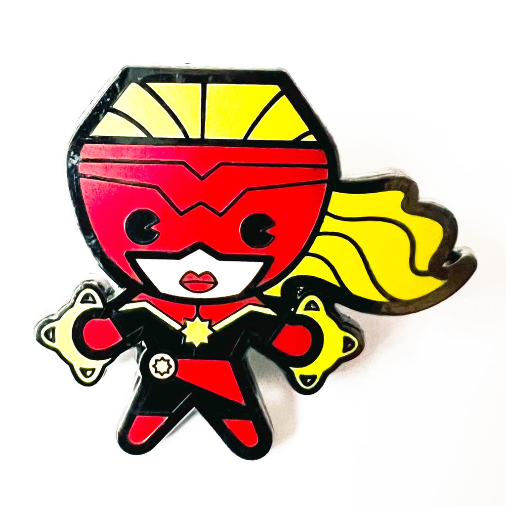 Disney Marvel Ms Marvel Avengers Kawaii Art Collection Pin