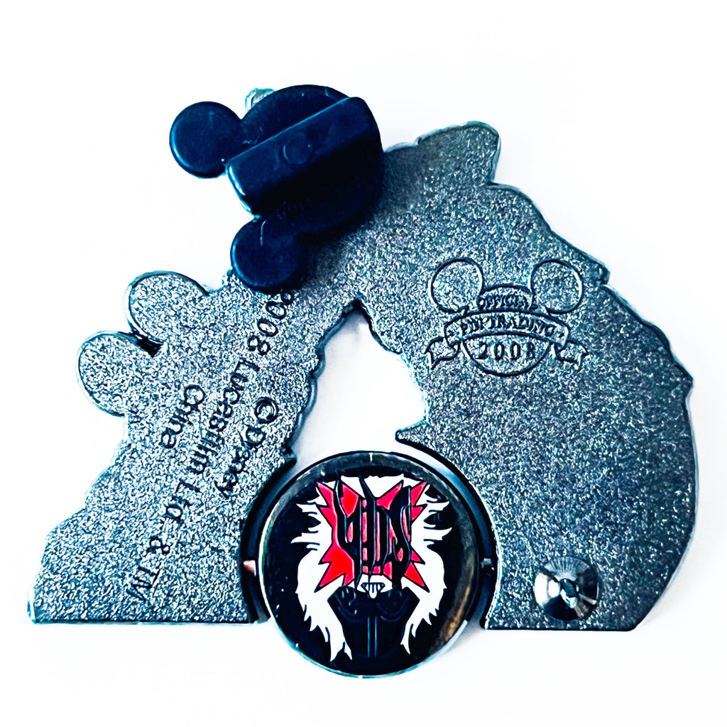 Disney Star Wars Jedi Mickey vs Darth Vader Sith Spinner Pin