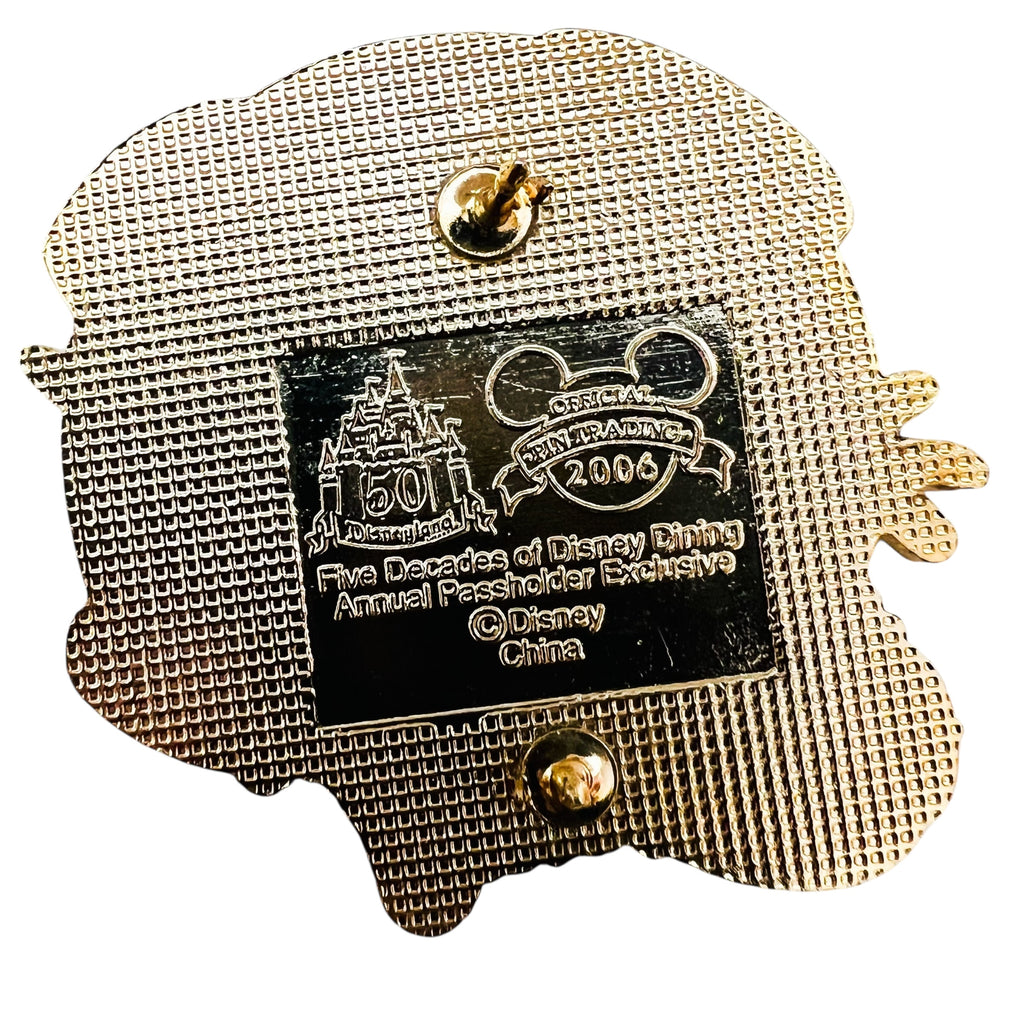 Disneyland Five Decades Disney Dining Red Rocketts Pizza Port Goofy Restaurant Pin