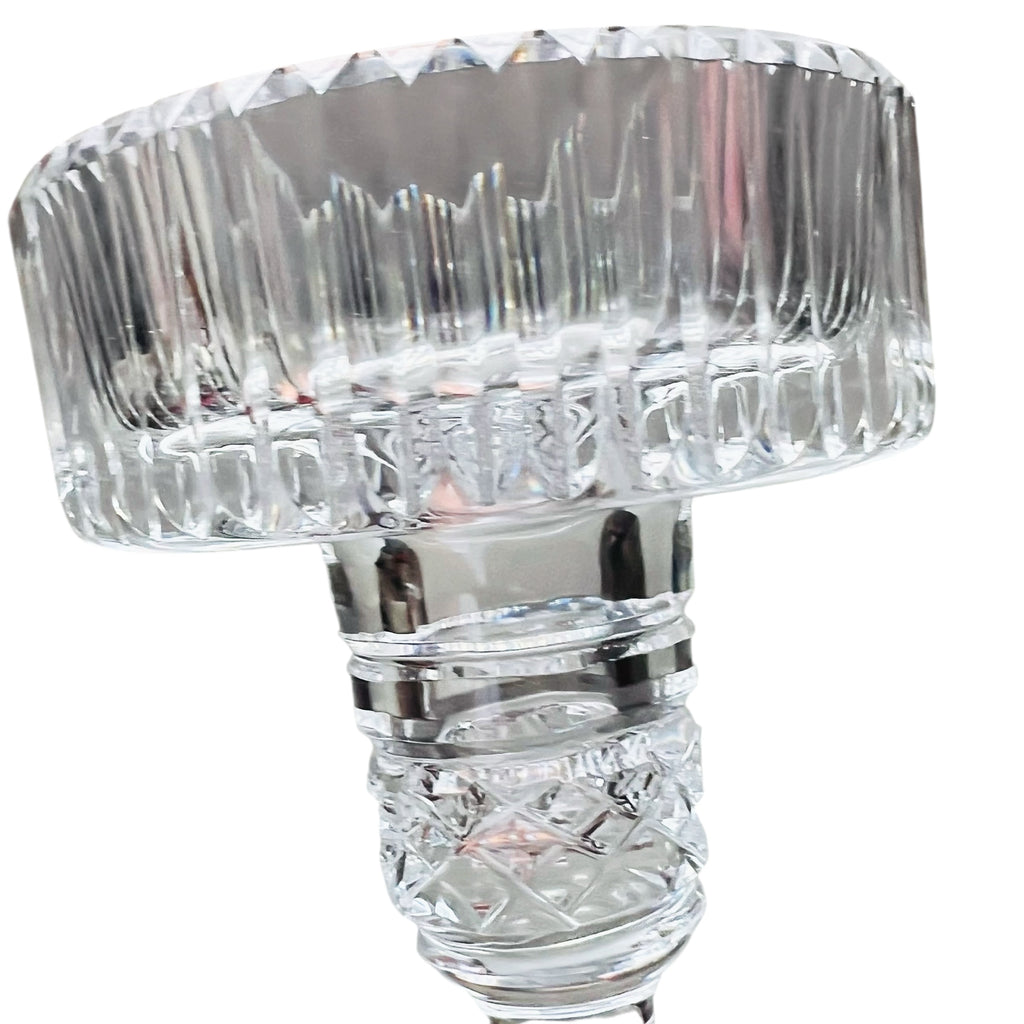 Vintage Cashs Crystal Candle Holder