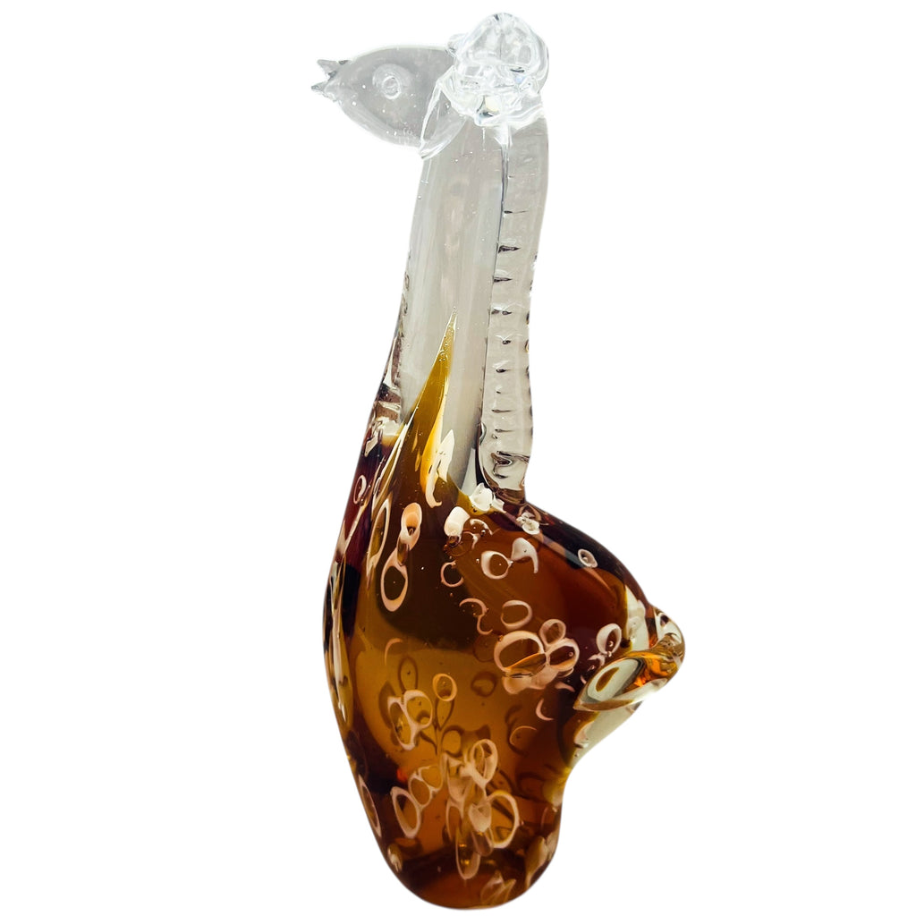 Fifth Avenue Crystal LTD Hand Blown Art Glass Giraffe