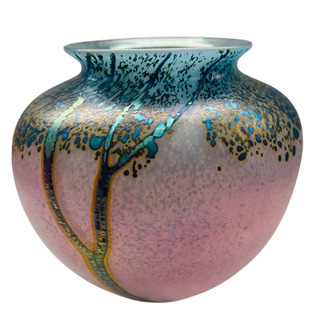 Peet Robison Studio Art Glass Vase