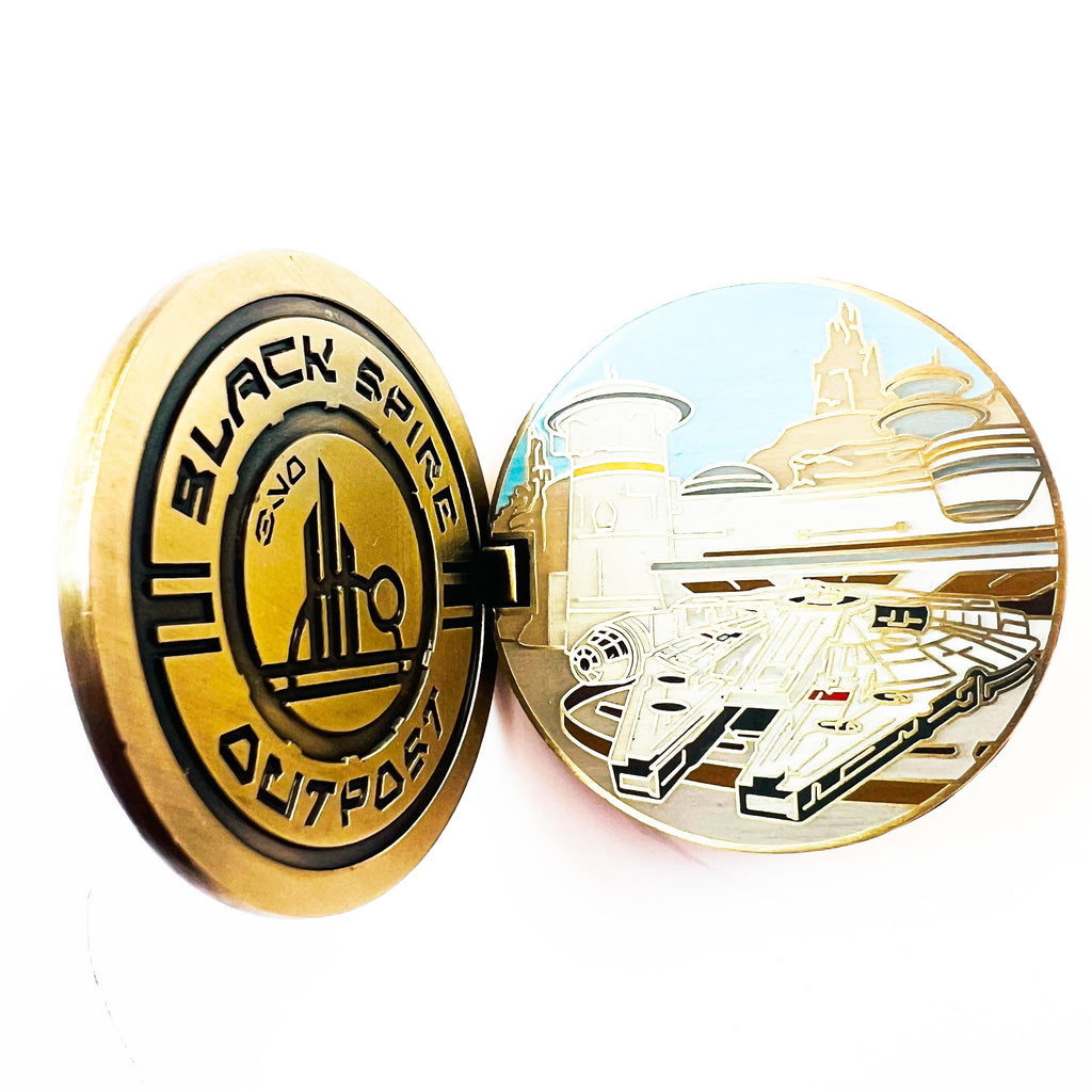 Star Wars Galaxy's Edge Monthly Black Spire Oh aka Transport Solutions Hinged Pin