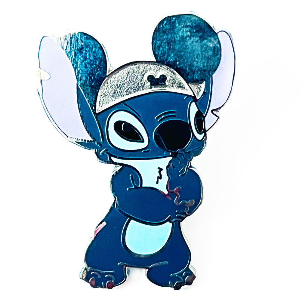 Walt Disney World Stitch Wearing Silver Ears Hat Pin