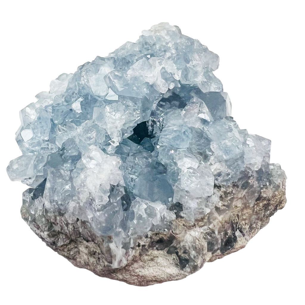 Celestite Crystal Raw Rock Cluster