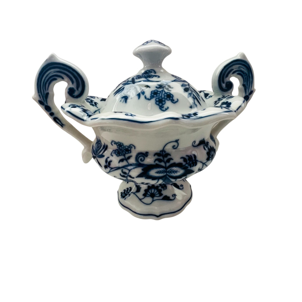 Vintage Blue Danube Mayonnaise & Lid