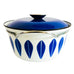 Cathrineholm Midcentury Cobalt Blue Lotus Dutch Oven Pot with Lid