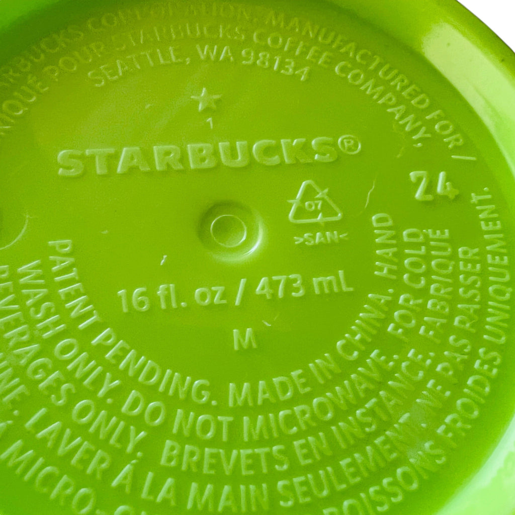 Starbucks Lime Neon Green Studded Dome Cup 30th Anniversary Tumbler