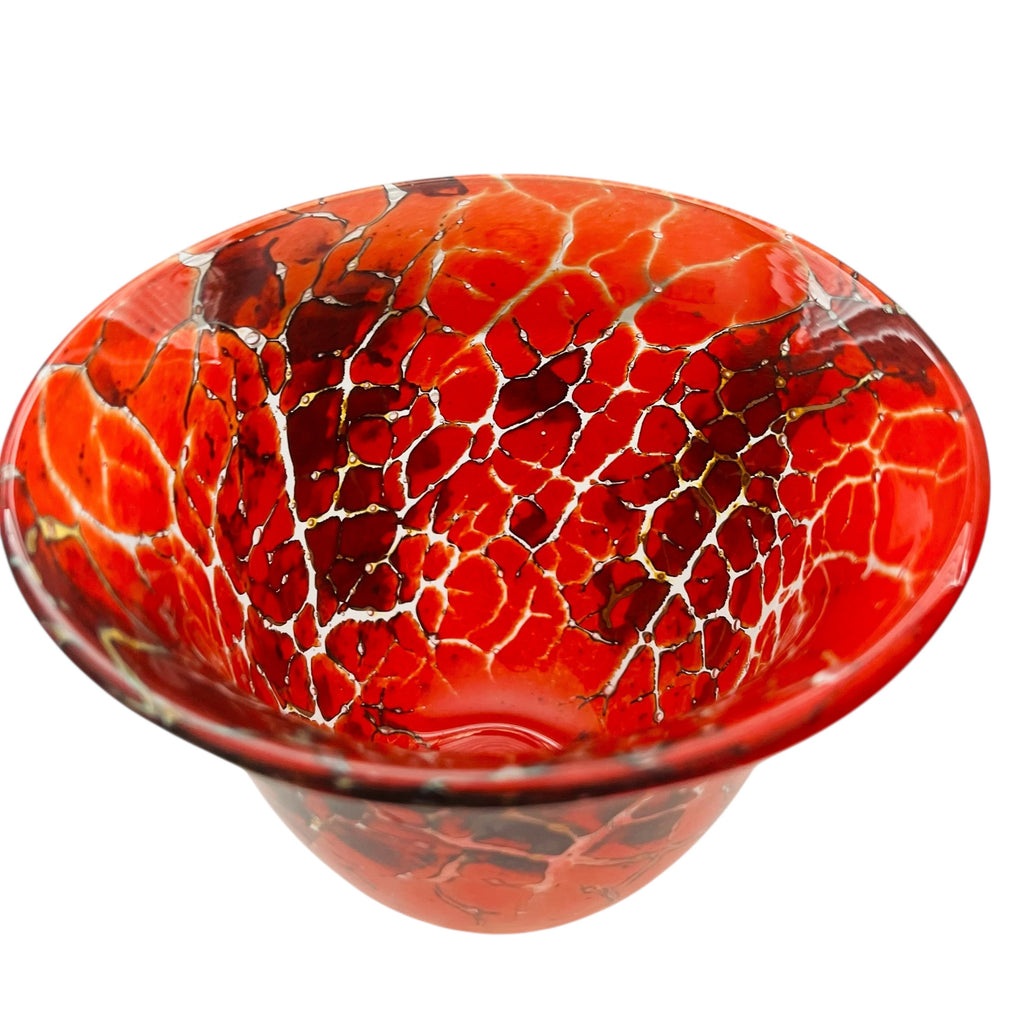 Vintage Studio Art Glass Signed Quazar Vase