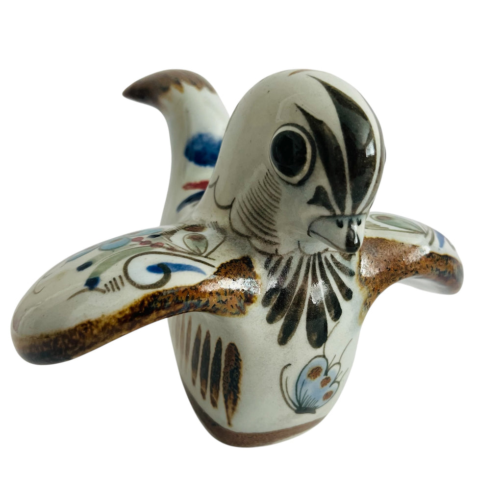 Vintage KE Ken Edwards Bird Signed Mexico Pottery Bird