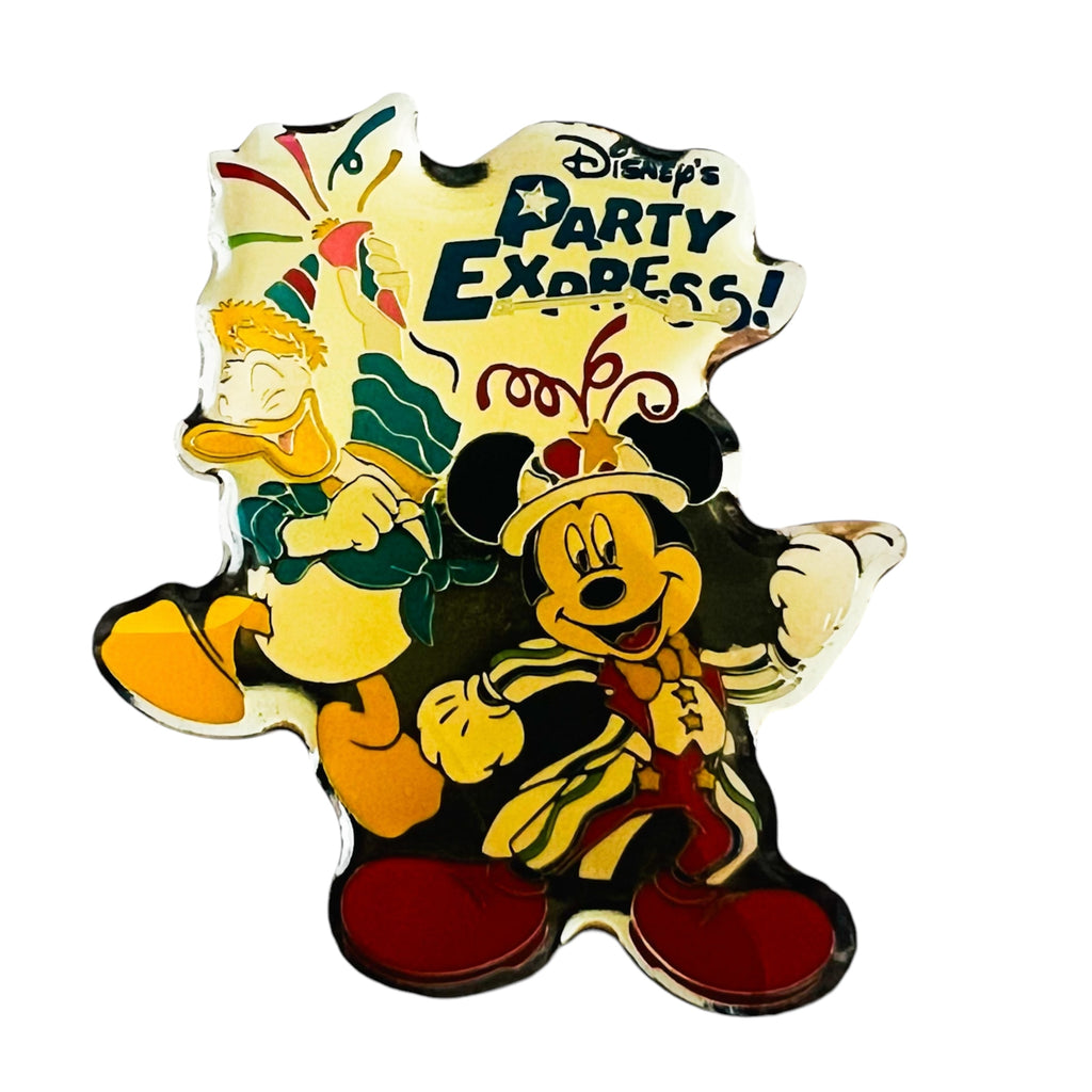 Disney Tokyo Disneyland TDL Party Express Mickey Mouse and Donald Duck Pin