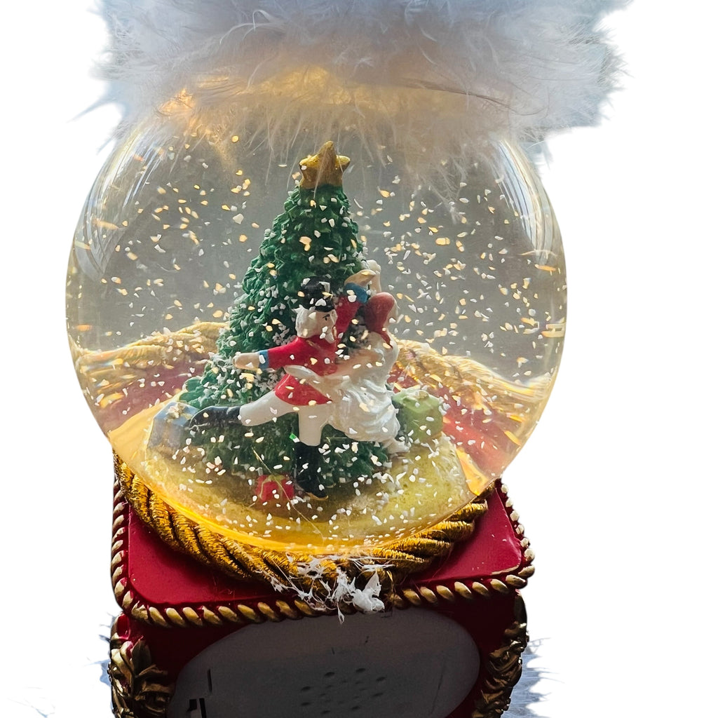 Kurt S. Adler Hollywood Nutcracker Dance Of The Sugar Plum Fairy Musical Water Globe Hat Nutcracker