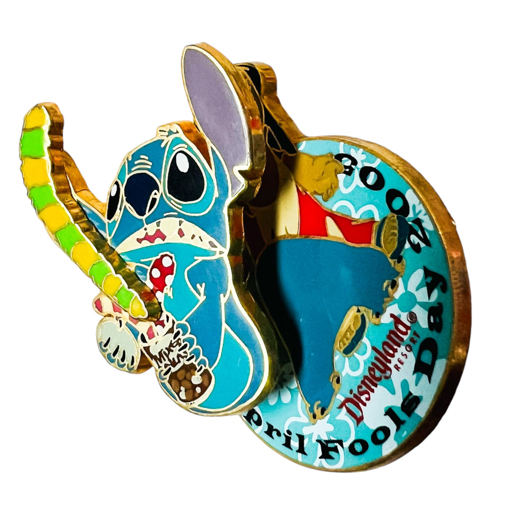 Disney DLR April Fools Day Lilo & Stitch String Mounted Limited Edition 1500 Pin