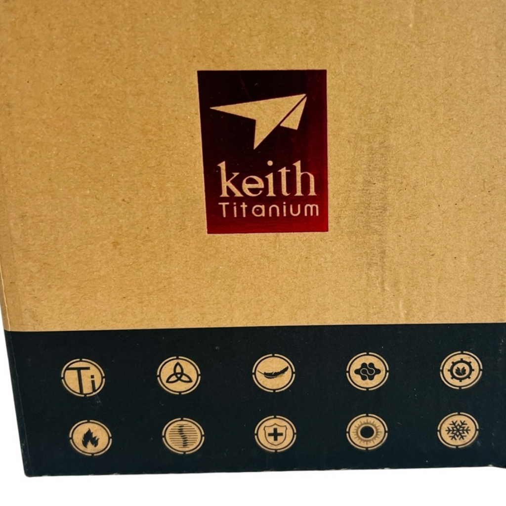 Keith Titanium Single Wall Folding Handles with Lid