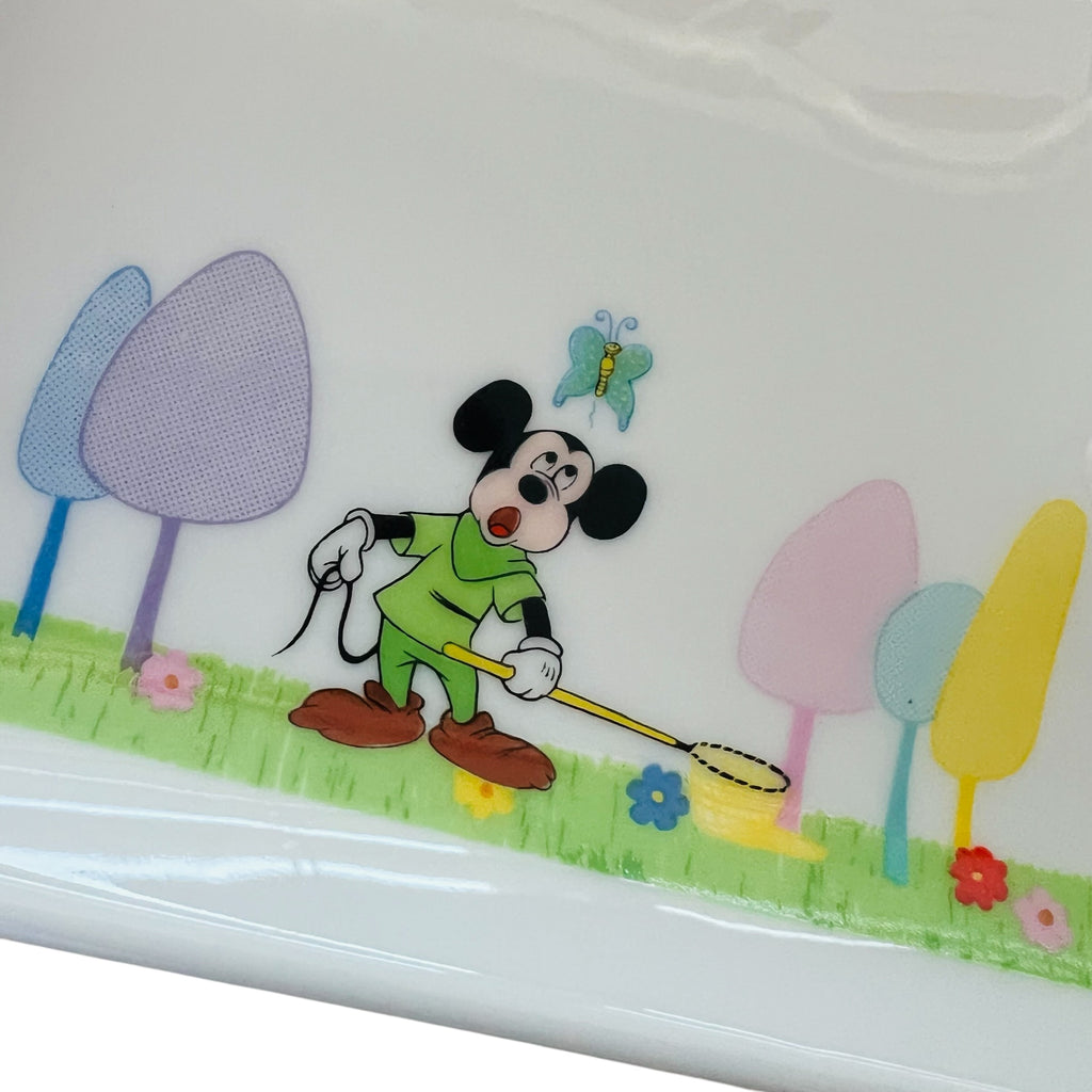 Vintage Walt Disney Productions JAPAN Porcelain Snack Plate & Cup Set