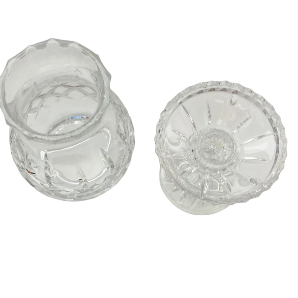Gorham Crystal King Edward Hurricane Fairy Lamp Candle Holder